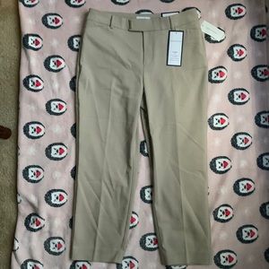 NWT Charter club capri khaki pants size 4